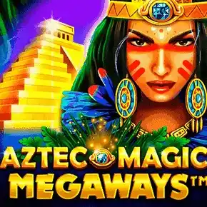 Aztec Magic Megaways slot icon by BGAMING, available at 500 Casino