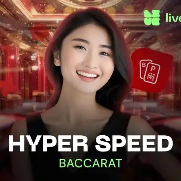 Hyper Speed Baccarat game by Evolution – logo hosted on 500 Casino