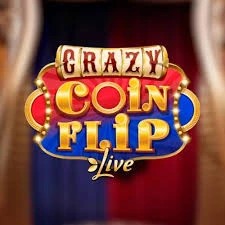 Crazy Coin Flip game by Evolution – logo hosted on 500 Casino