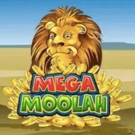 Slots logo of Mega Moolah from Microgaming at 500 Casino