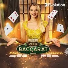 Peek Baccarat logo by Evolution at 500 Casino