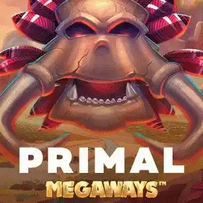 Primal Megaways online game logo by Blueprint Gaming on 500casino.lt