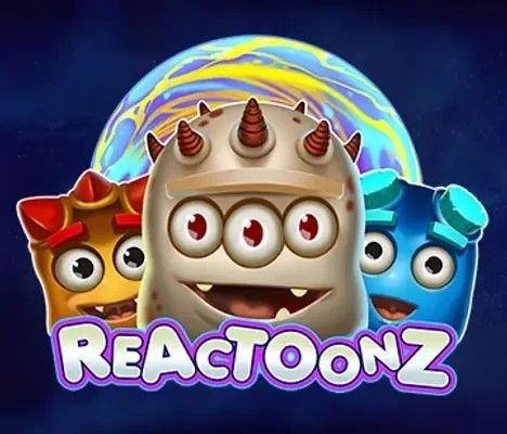 Reactoonz game by Play&#039;n GO – logo hosted on 500 Casino