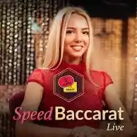 Speed Baccarat A slot logo by Evolution at 500 Casino